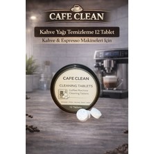 Cleanova Kahve Makinesi Temizlik Tableti 12’li | Kahve Yağı Temizleyici