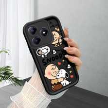 Ucuc Realme C63 4G/C61 Uyumlu Siyah Silikon Kılıf Darbeye Dayanıklı Kamera Korumalı