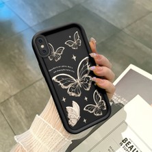 Ucuc iPhone X/xs Uyumlu Siyah Silikon Kılıf Darbeye Dayanıklı Kamera Korumalı