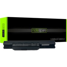 Notespare Asus ile Uyumlu K53SV-SX581R, K53SV-SX582V, K53SV-SX645V Notebook Batarya Pil