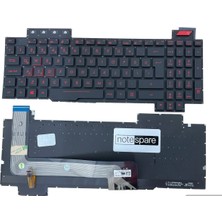Notespare Asus Uyumlu FX503VD-E4035T, FX503VD-E4076T Işıklı Klavye Siyah Tr