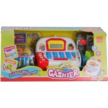 Gray Line Gry LF1018A Hesap Makineli Mikrofonlu Sesli Işıklı Yazar Kasa Market Seti Nel1