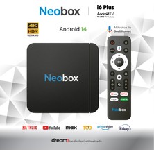 Dreamstar Neobox I6 Plus | 4 GB Ram | 64 GB Hafıza | Android 14 | Sesli Komut Desteği | Wifi 6