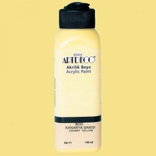 Artdeco Akrilik Boya Kanarya Sarısı 3032 140 ml Su Bazlı Özellikli Boya