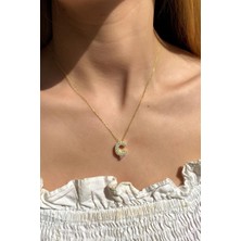 Spossy Silver Jewelry Ç Harf Kolye