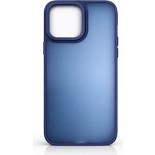 Qtop Iphone 15 Pro Max Kılıf Buzlu Mavi
