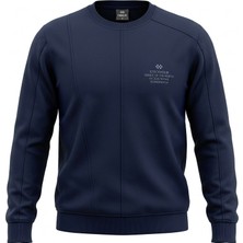 Tommy Life O Yaka Lacivert Erkek Sweatshirt