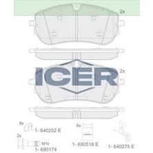 Icer Fren Balatası Discovery SPORT(L550)-1.5P300EHYBRİD4X4-2.04X4-2.0D-2.0D4X4-2.0D150MHEV4X4-2.0D165-2.0