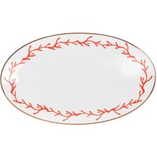 Qua Home Red Deep Kayık Tabak 24 cm