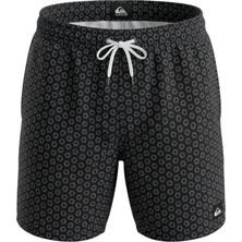 Quiksilver Strech Printed Antrasit Erkek Mayo