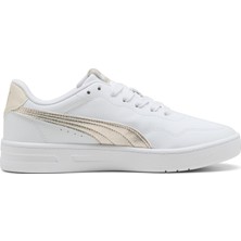 Puma Court Lally Metallic Whisper Beyaz Kadın Sneaker Ayakkabı