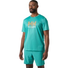Helly Hansen Tech Graphic 2.0 Yeşil Erkek Tshirt