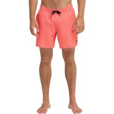 Quiksilver Strech Printed Kırmızı Erkek Mayo