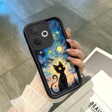 Ucuc Oppo A5 Pro 4g/5g Uyumlu Siyah Silikon Kılıf Darbeye Dayanıklı Kamera Korumalı