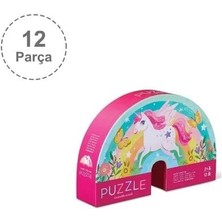 Crocodile Creek Dekoratif Puzzle - 12 Parça - Sweet Unicorn