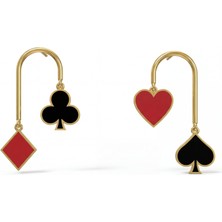 Winners Jewels Poker Kart Sembolleri U Küpe