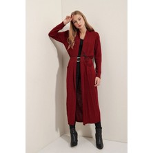 Onno Style Bayan Uzun Fitilli Ceket