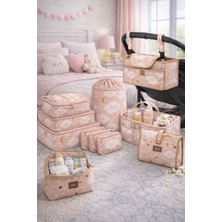 Morport 11 Li Yenidoğan Hastane Çıkış Seti I Bebek Kirli Sepeti I 6'lı Bavul Organizer I Bebek Bakım Çantası