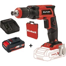 Einhell Te-Dy Akülü Alçıpan Vidalama 18V +2.0 Ah Starter Kit Şarjlı Darbesiz Kullanım İçin Ergonomik Tasarım