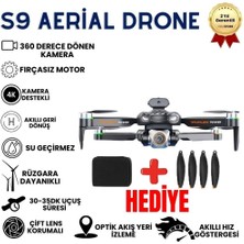 Hzl S9 4K Kamera Drone Uzaktan Kumandalı Mini Quadcopter Çocuklar İçin Uygun, Katlanabilir, RC Drone