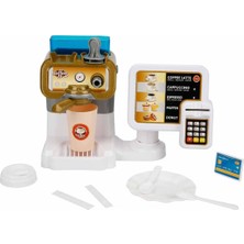 Little Chef Sesli Kahve Makinesi ve Kasa Seti 5 - 7 Yaş Eğlenceli Oyun Deneyimi