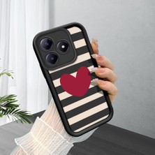 Ucuc Realme C63 4G/C61 Uyumlu Siyah Silikon Kılıf Darbeye Dayanıklı Kamera Korumalı