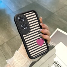 Ucuc Oppo A60 Uyumlu Siyah Silikon Kılıf Darbeye Dayanıklı Kamera Korumalı
