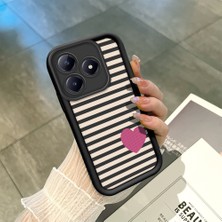Ucuc Realme C63 4G/C61 Uyumlu Siyah Silikon Kılıf Darbeye Dayanıklı Kamera Korumalı