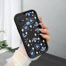 Ucuc Oppo A15/A15S Uyumlu Siyah Silikon Kılıf Darbeye Dayanıklı Kamera Korumalı