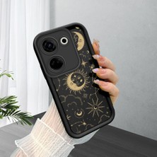 Ucuc Tecno Camon 20(CK6N) Uyumlu Siyah Silikon Kılıf Darbeye Dayanıklı Kamera Korumalı