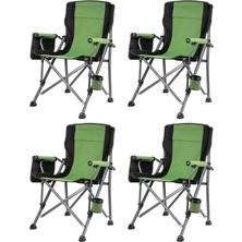 Kılıçaslan Camp Madfox 4'lü Roxy Katlanır Kamp Sandalyesi Green