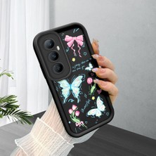 Ucuc Realme C65 4g Uyumlu Siyah Silikon Kılıf Darbeye Dayanıklı Kamera Korumalı