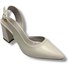 Gedik Pasha 909-26 Cilt Kare Topuk Kadın Stiletto (8cm)