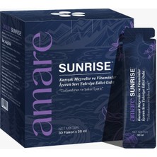 Amare Sunrise Vitamin Karışımı 30 Saşe | Antioksidan Süper Gıda Desteği | Vegan & Glütensiz