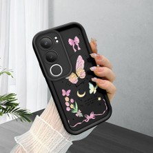 Ucuc Vivo Y29 5g Uyumlu Siyah Silikon Kılıf Darbeye Dayanıklı Kamera Korumalı