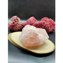 Zodyak Doğal Taş Pembe Kuvars Ham Doğal Taş Kaya (Sertifikalı)