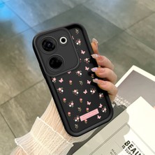 Ucuc Tecno Camon 20 Pro 4G(CK7N) Uyumlu Siyah Silikon Kılıf Darbeye Dayanıklı Kamera Korumalı