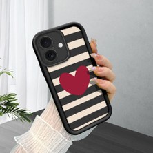 Ucuc iPhone 16 Plus Uyumlu Siyah Silikon Kılıf Darbeye Dayanıklı Kamera Korumalı