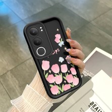 Ucuc Vivo Y19S 4G/Y19S Pro Uyumlu Siyah Silikon Kılıf Darbeye Dayanıklı Kamera Korumalı