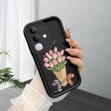 Ucuc Vivo Y29 4g Uyumlu Siyah Silikon Kılıf Darbeye Dayanıklı Kamera Korumalı