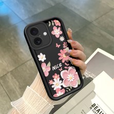 Ucuc iPhone 16 Plus Uyumlu Siyah Silikon Kılıf Darbeye Dayanıklı Kamera Korumalı