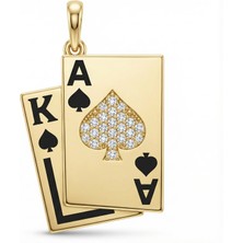 Winners Jewels Maça As-Papaz Kolye Ucu