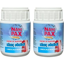 Nanopax Kettle & Kahve Makinesi & Ütü İçin Güçlü ve Etkili Kireç Çözücü Toz 2 x 160gr -32 Kullanım
