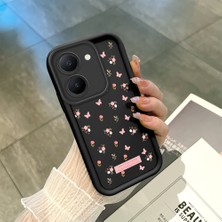 Ucuc Vivo Y27 5G/Y27S Uyumlu Siyah Silikon Kılıf Darbeye Dayanıklı Kamera Korumalı