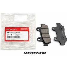 Balata Ön Orjinal Honda Spacy 110 - Alpha 110 - Actıva S 125 - Rks Spontını 110 Motosor Moto Market