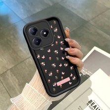 Ucuc Realme C63 4G/C61 Uyumlu Siyah Silikon Kılıf Darbeye Dayanıklı Kamera Korumalı