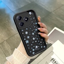 Ucuc Realme C63 4G/C61 Uyumlu Siyah Silikon Kılıf Darbeye Dayanıklı Kamera Korumalı