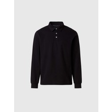 Uzun Kollu Polo Yaka Erkek Pamuk Tişört