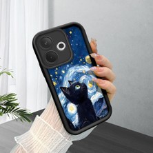 Ucuc Oppo A5 Pro 4g/5g Uyumlu Siyah Silikon Kılıf Darbeye Dayanıklı Kamera Korumalı
