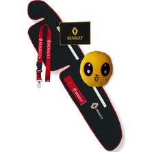 Tusba Market Renault Broadway R9/11 Spring Fairway Flash Nakışlı Göğüs Torpido Halısı / Oto Emoji Yastık + Aksesuar